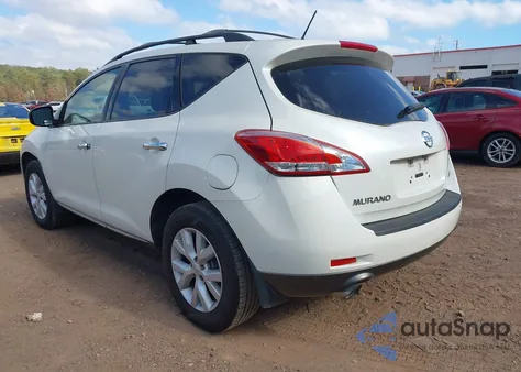 2012 Nissan Murano Sl from USA, damaged, VIN JN8AZ1MU0CW117936